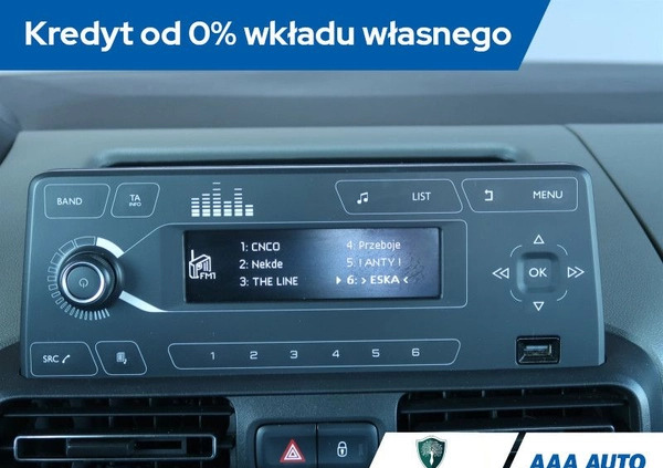 Peugeot Rifter cena 60000 przebieg: 146160, rok produkcji 2019 z Skarszewy małe 172